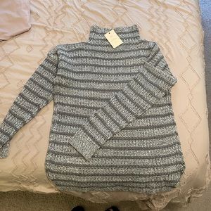 mock neck sweater